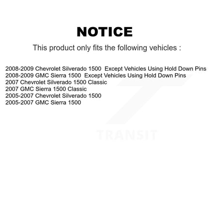 Rear Drum Brake Hardware Kit 13-H7338 For Chevrolet GMC Silverado 1500 Sierra Classic