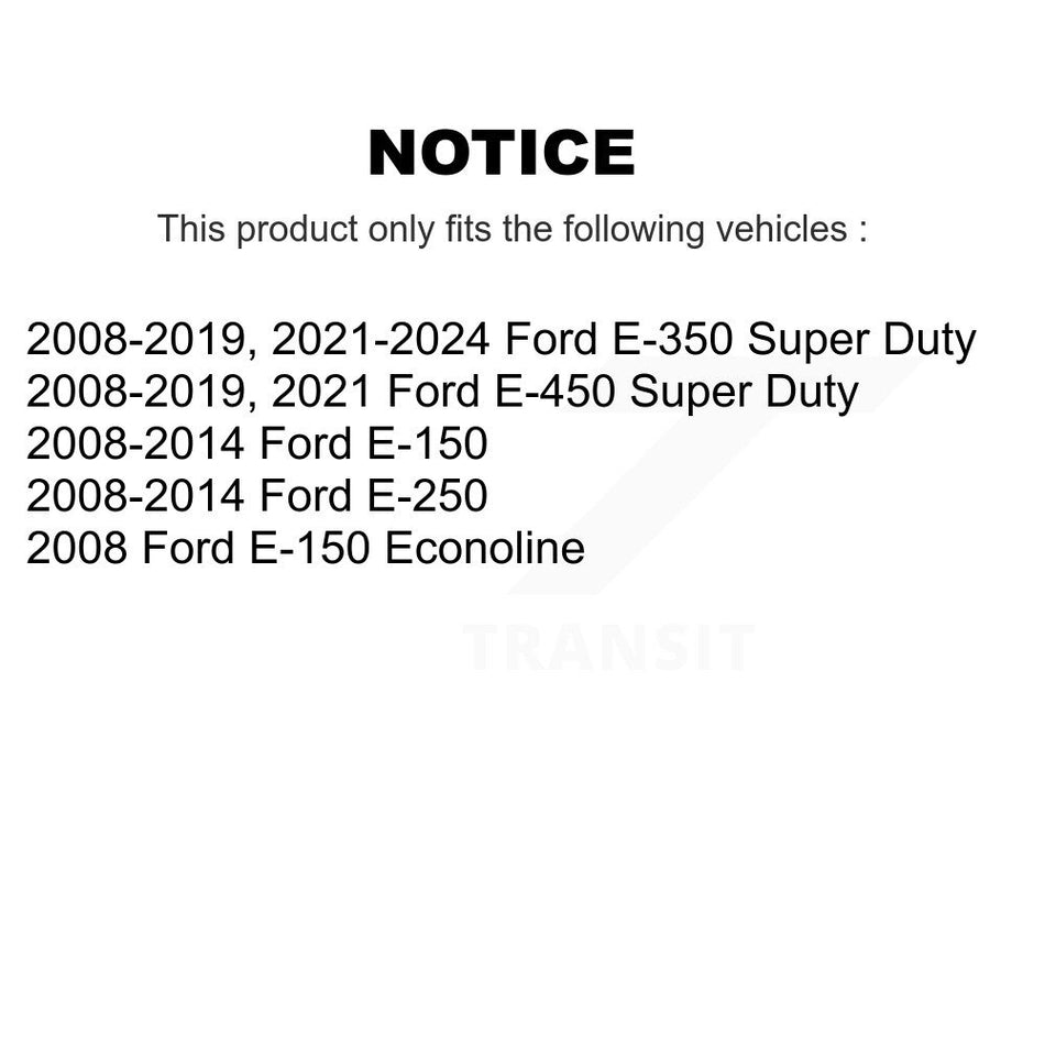Rear Parking Brake Hardware Kit 13-H7357 For Ford E-350 Super Duty E-250 E-450 E-150 Econoline