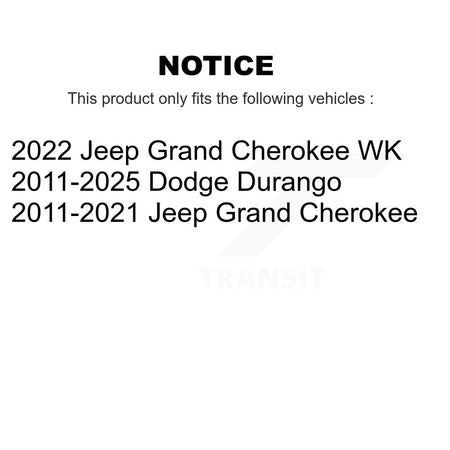 Rear Parking Brake Hardware Kit 13-H7367 For Jeep Grand Cherokee Dodge Durango WK