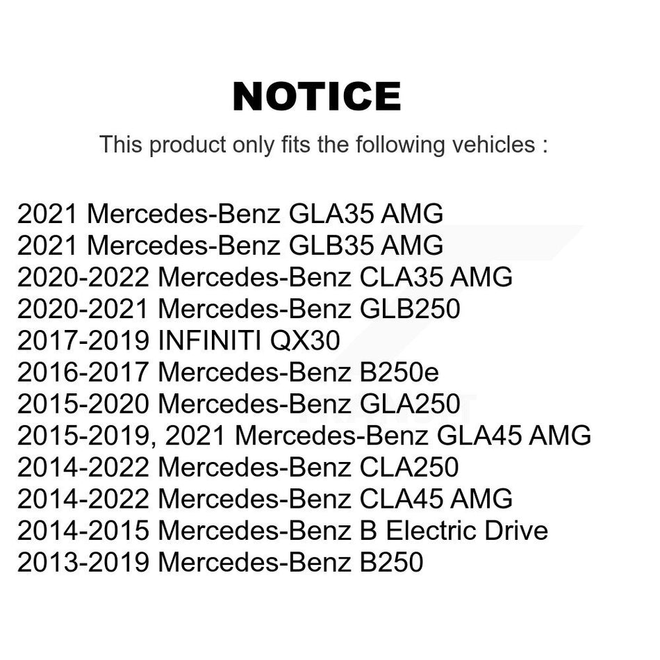 Cabin Air Filter 54-WP10130 For Mercedes-Benz CLA250 GLA250 INFINITI QX30 CLA45 AMG GLA45 B Electric Drive B250e GLB250 B250 GLA35 GLB35 CLA35
