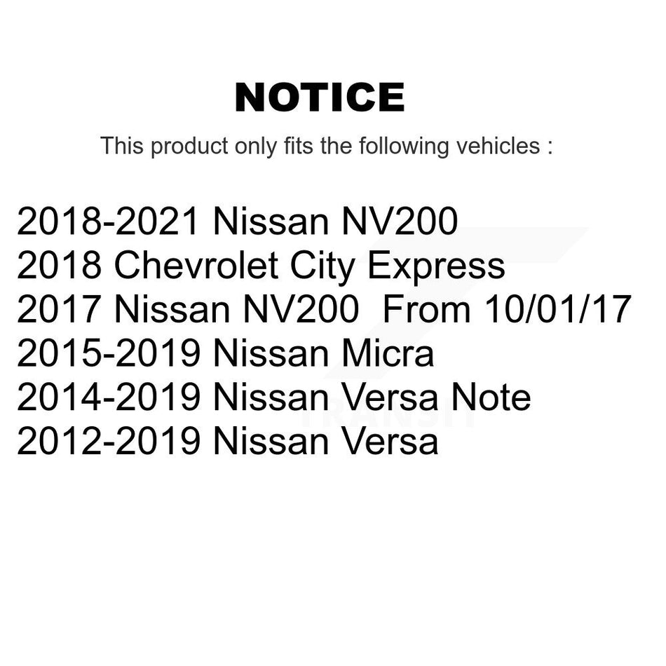 Cabin Air Filter 54-WP10277 For Nissan Micra Versa Note NV200 Chevrolet City Express