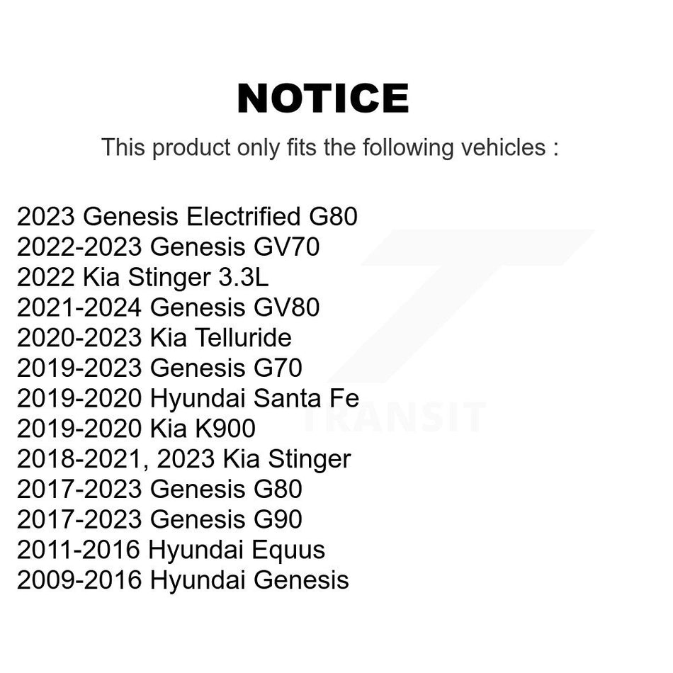 Cabin Air Filter 54-WP10367 For Hyundai Genesis Santa Fe Kia Telluride G80 Stinger Equus G70 G90 K900 GV70 GV80 Electrified
