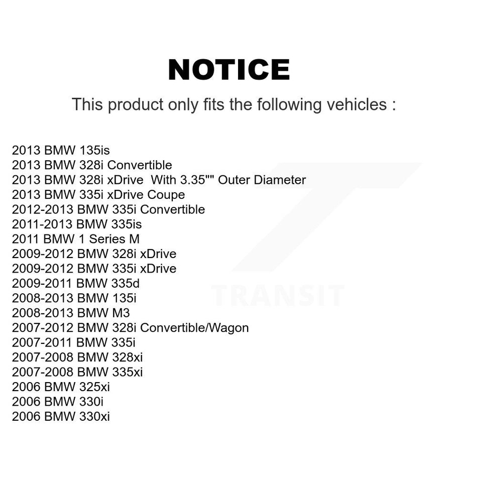 Rear Wheel Bearing 70-511044 For BMW 328i xDrive 335i 328xi 330i M3 135i 325xi 335xi 335d 330xi 335is 135is 1 Series M