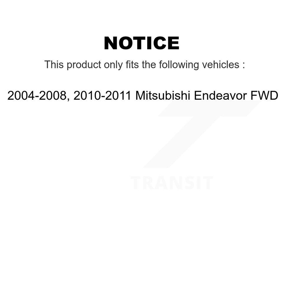 Rear Wheel Bearing Hub Assembly 70-512289 For Mitsubishi Endeavor FWD