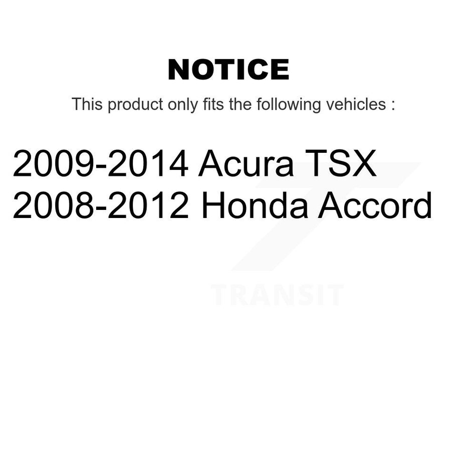 Rear Wheel Bearing Hub Assembly 70-512353 For Honda Accord Acura TSX