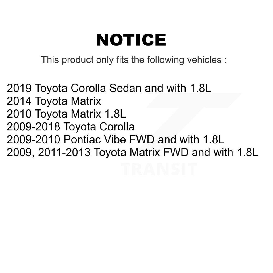 Rear Wheel Bearing Hub Assembly 70-512403 For Toyota Corolla Matrix Pontiac Vibe