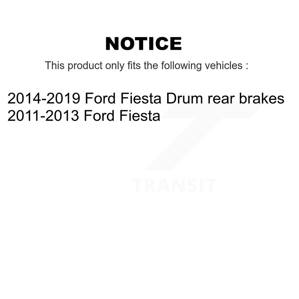 Rear Wheel Bearing Hub Assembly 70-512490 For Ford Fiesta