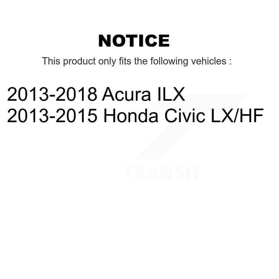 Rear Wheel Bearing Hub Assembly 70-512503 For Honda Civic Acura ILX