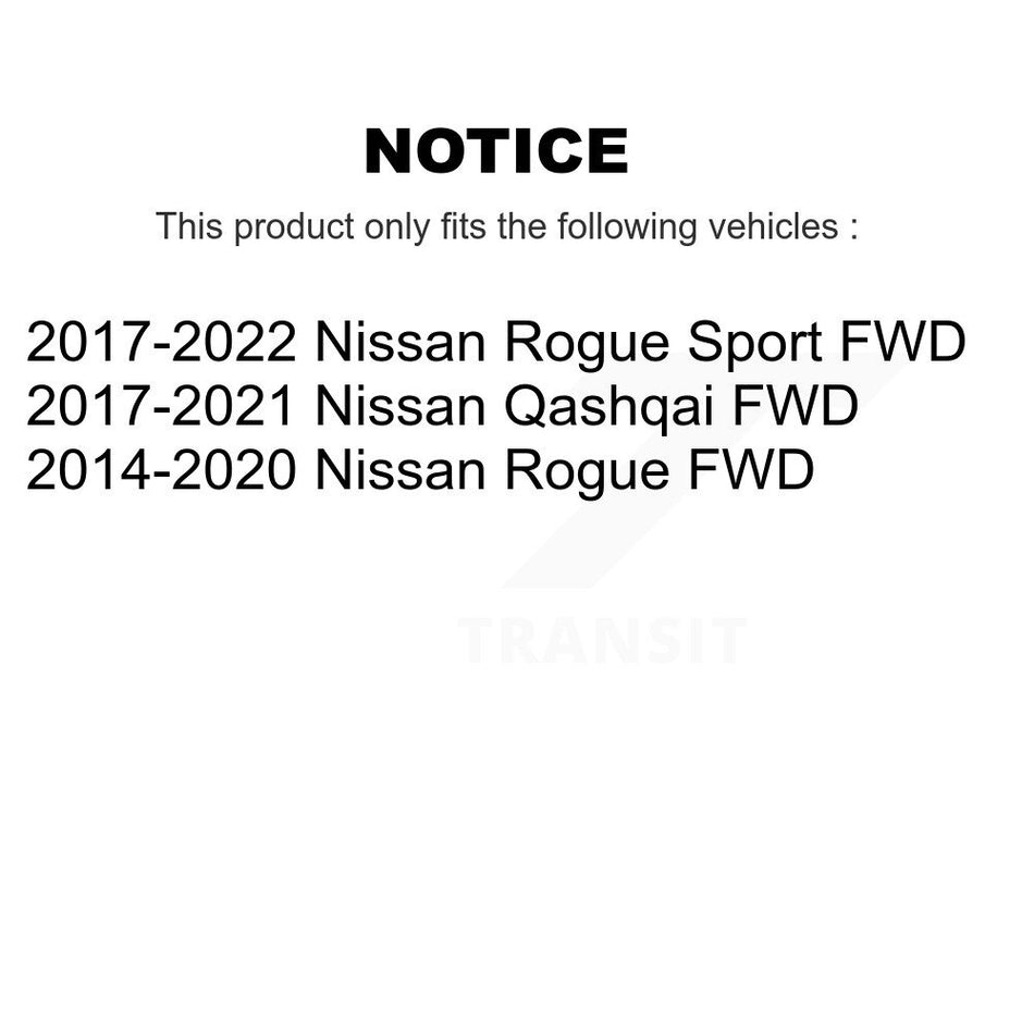 Rear Wheel Bearing Hub Assembly 70-512534 For Nissan Rogue Sport Qashqai FWD