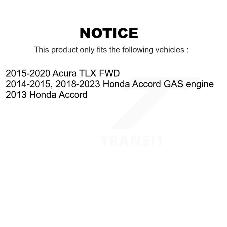 Rear Wheel Bearing Hub Assembly 70-512544 For Honda Accord Acura TLX
