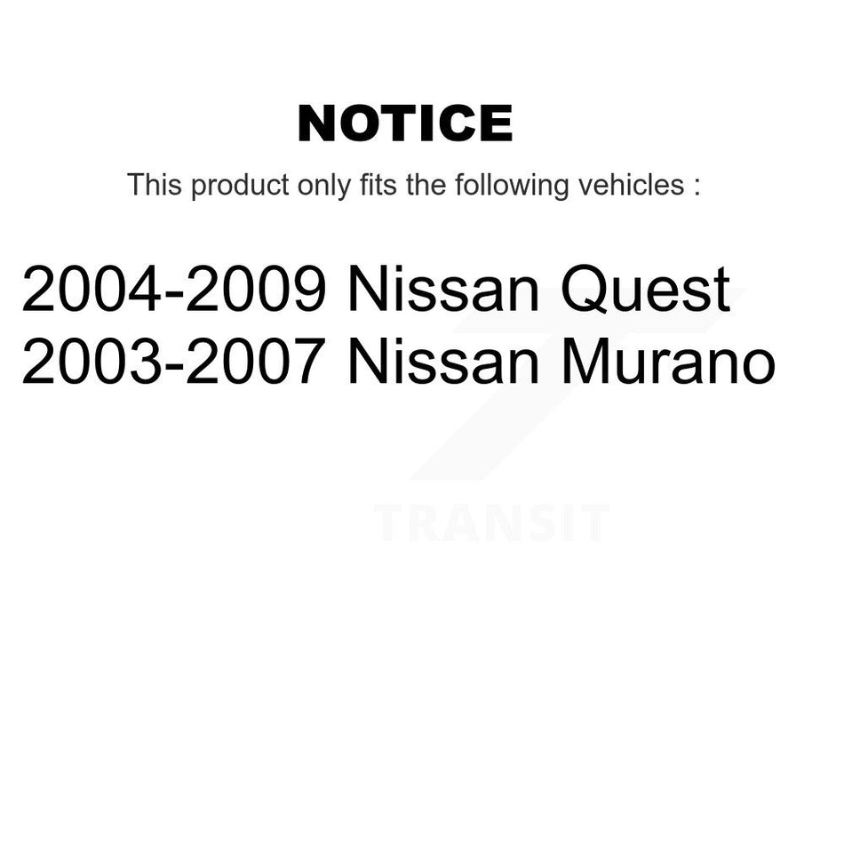 Front Wheel Bearing Hub Assembly 70-513310 For Nissan Murano Quest