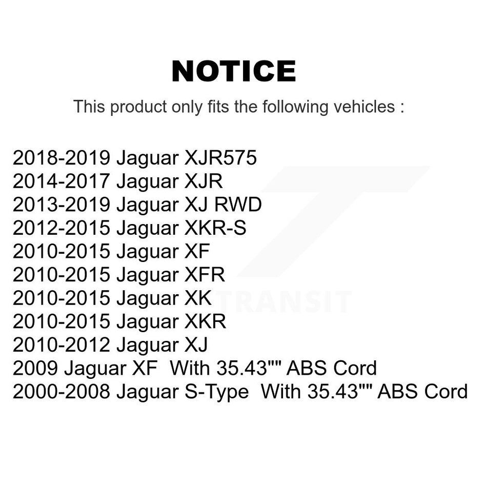 Front Wheel Bearing Hub Assembly 70-513371 For Jaguar S-Type XF XJ XKR XK XFR XJR XKR-S XJR575