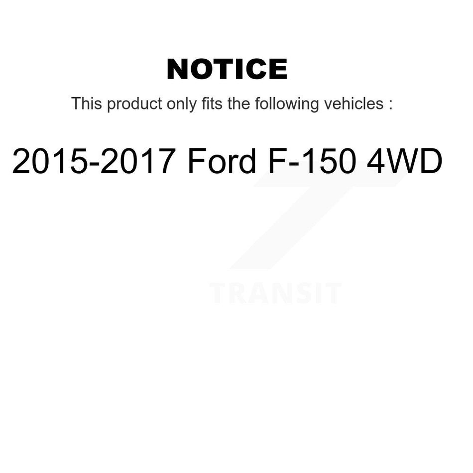 Front Wheel Bearing Hub Assembly 70-515169 For 2015-2017 Ford F-150 4WD