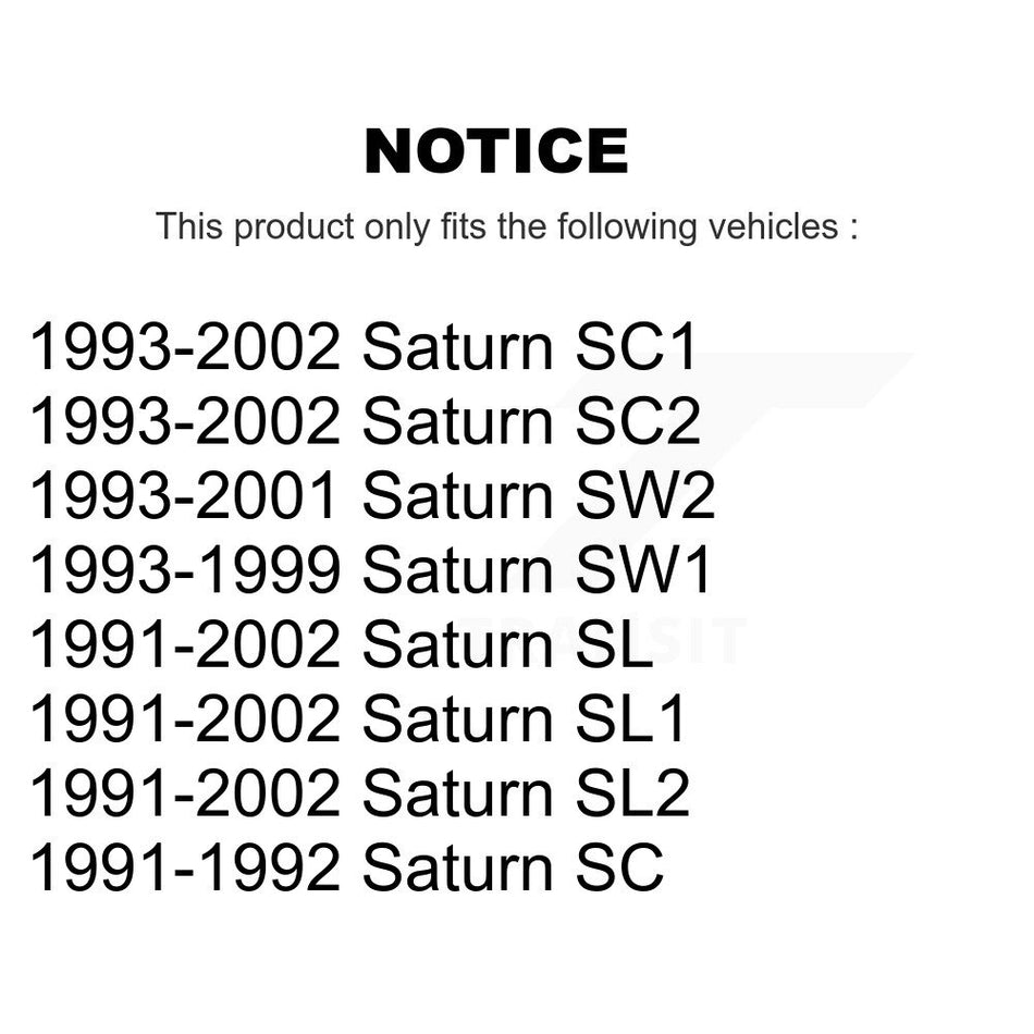 Front Left Lower Suspension Control Arm Ball Joint Assembly 72-CK5311 For Saturn SL1 SC1 SL2 SC2 SL