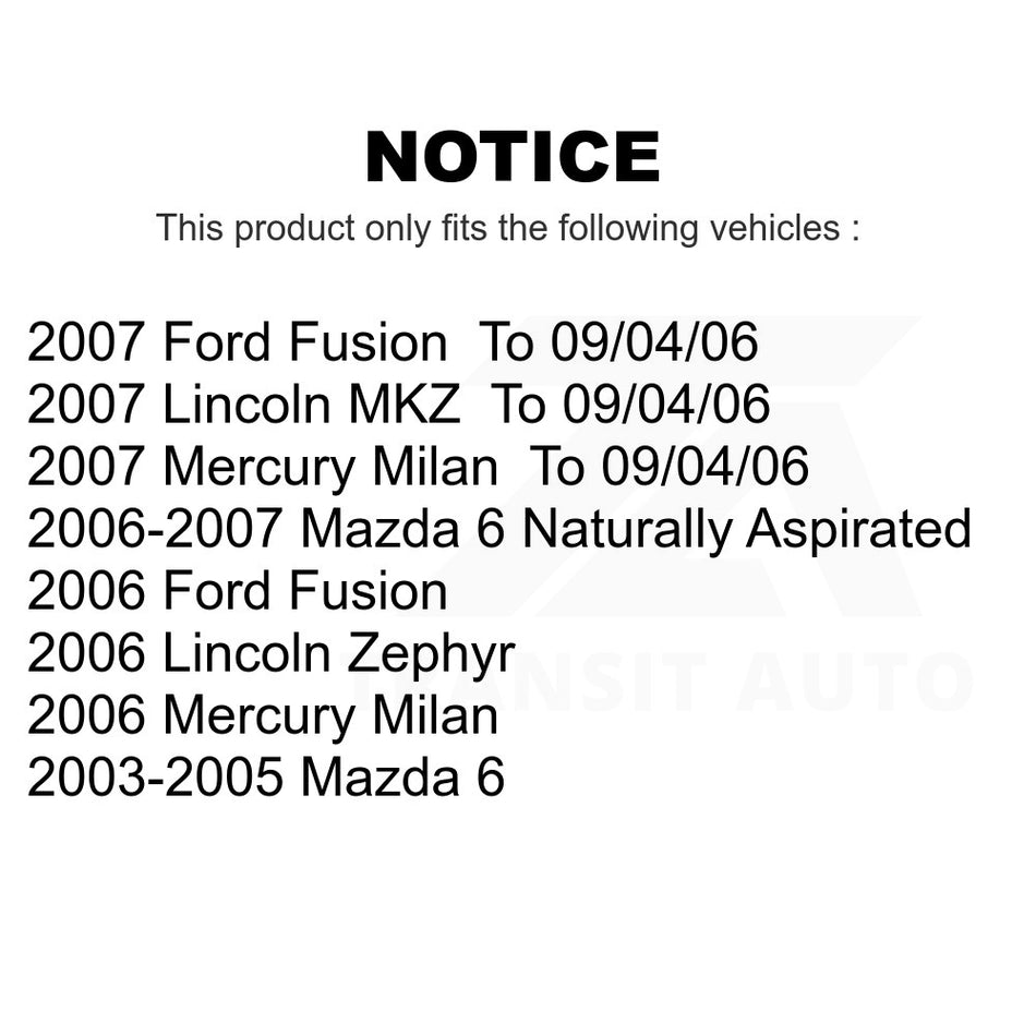 Front Lower Forward Suspension Control Arm Ball Joint Assembly 72-CK620069 For Ford Fusion Mazda 6 Mercury Milan Lincoln MKZ Zephyr