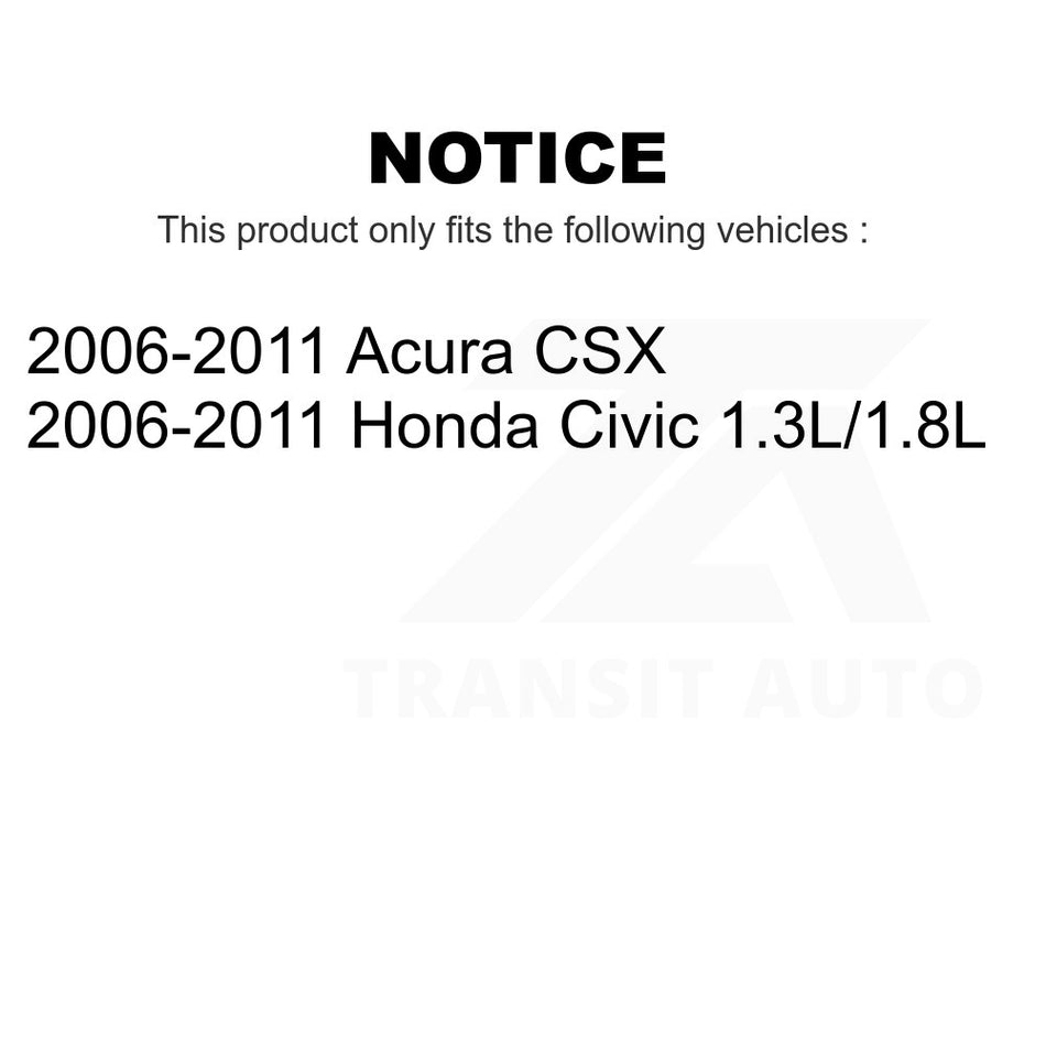 Front Right Lower Suspension Control Arm Ball Joint Assembly 72-CK620383 For 2006-2011 Honda Civic Acura CSX