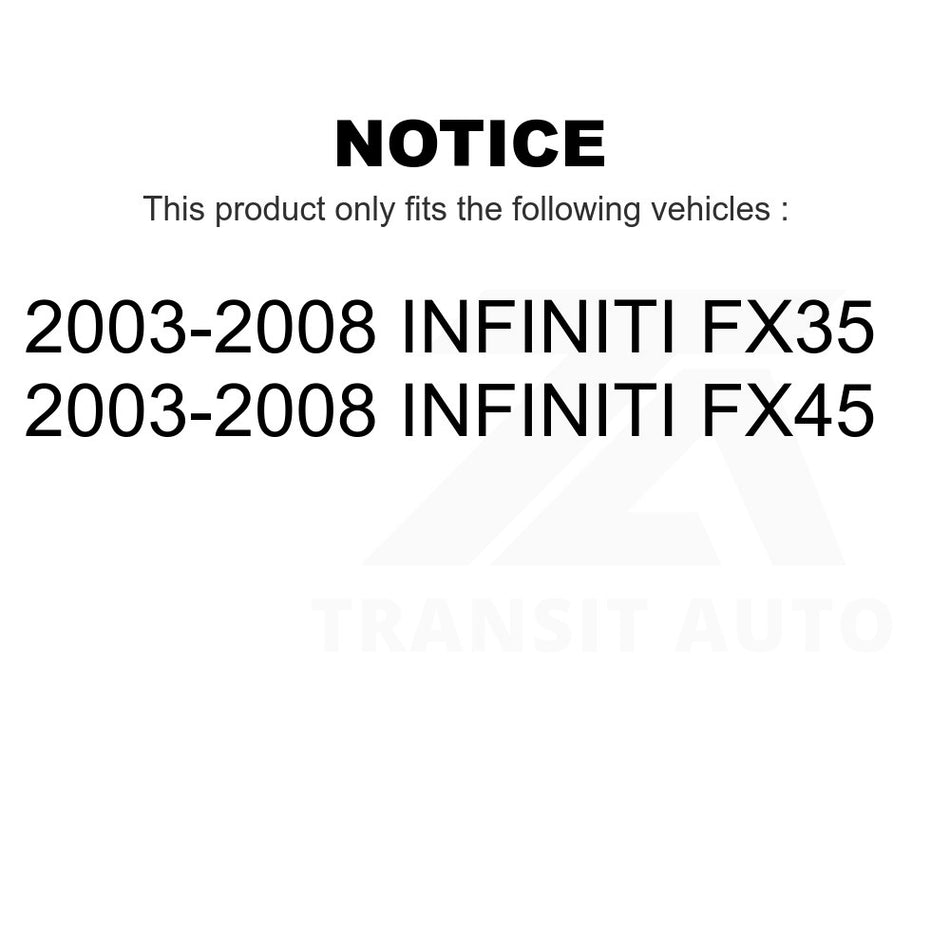 Front Left Lower Suspension Control Arm Ball Joint Assembly 72-CK620509 For 2003-2008 INFINITI FX35 FX45