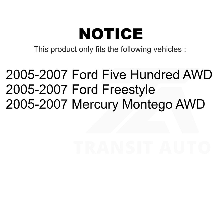 Front Left Lower Suspension Control Arm Ball Joint Assembly 72-CK621604 For 2005-2007 Ford Five Hundred Freestyle Mercury Montego