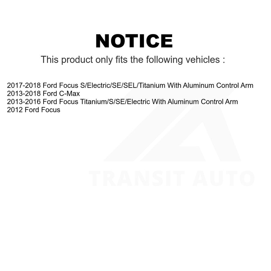 Front Right Lower Suspension Control Arm Ball Joint Assembly 72-CK622753 For Ford Focus C-Max