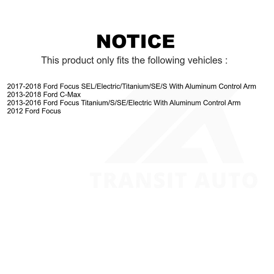 Front Left Lower Suspension Control Arm Ball Joint Assembly 72-CK622788 For Ford Focus C-Max