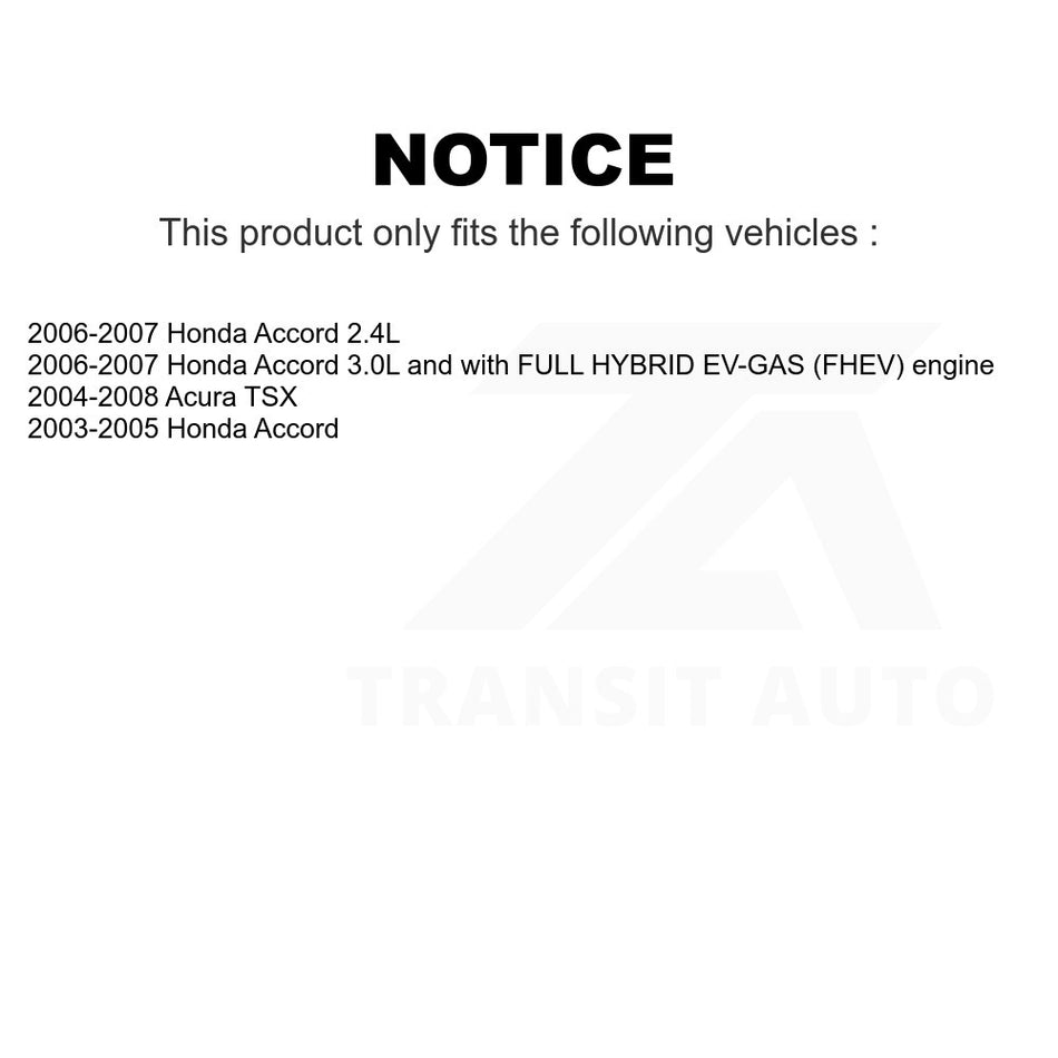 Front Left Lower Suspension Control Arm 72-CK640290 For Honda Accord Acura TSX