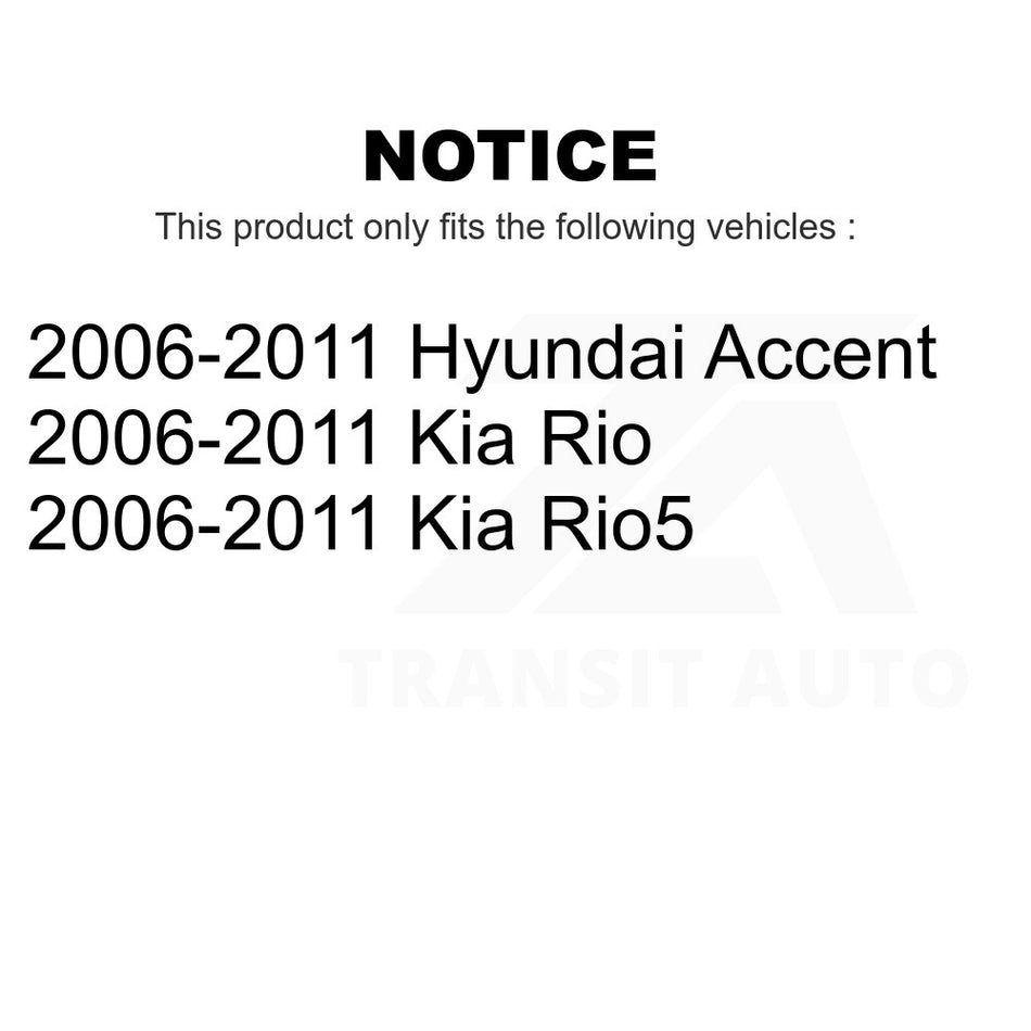 Front Right Lower Suspension Control Arm 72-CK640403 For 2006-2011 Hyundai Accent Kia Rio Rio5