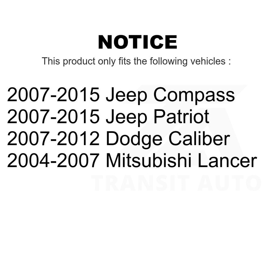 Rear Upper Lateral Arm 72-CK641281 For Jeep Patriot Compass Dodge Caliber Mitsubishi Lancer Non-Adjustable Type