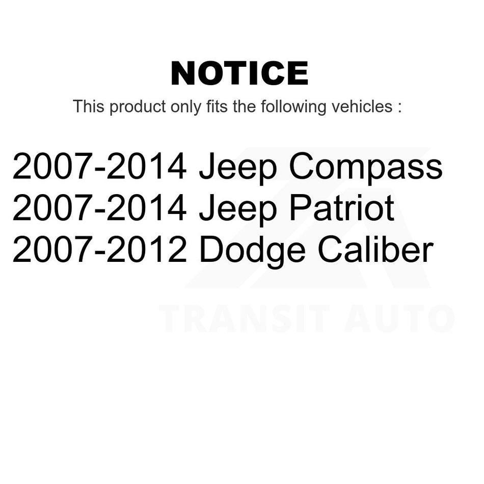 Rear Lower Rearward Suspension Control Arm 72-CK641868 For Jeep Patriot Dodge Caliber Compass