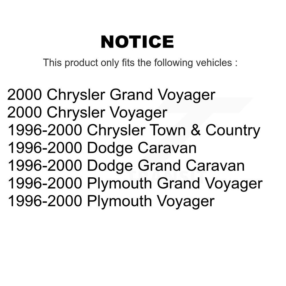 Front Outer Steering Tie Rod End 72-ES3401RL For Dodge Caravan Grand Plymouth Voyager Chrysler Town