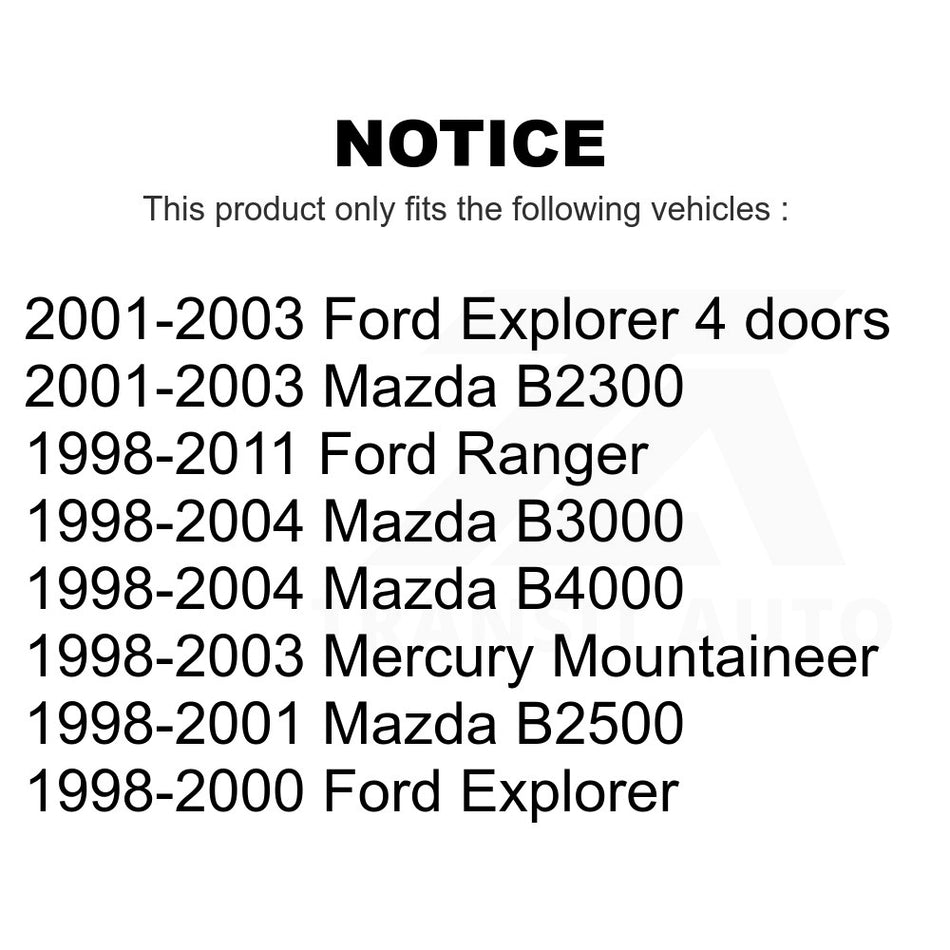 Front Outer Steering Tie Rod End 72-ES3461 For Ford Ranger Explorer Mercury Mountaineer Mazda B3000 B2500 B4000 B2300