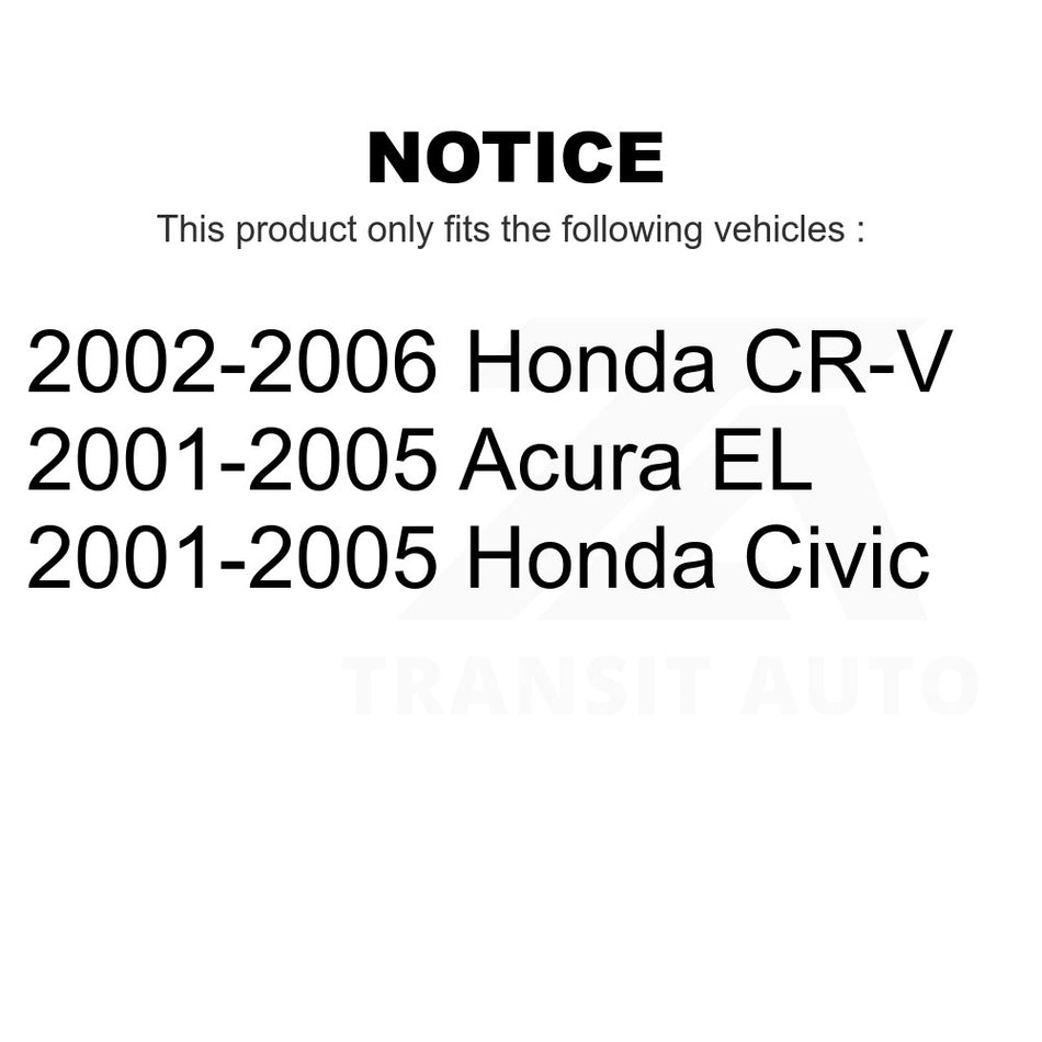 Front Outer Steering Tie Rod End 72-ES3581 For Honda Civic CR-V Acura EL