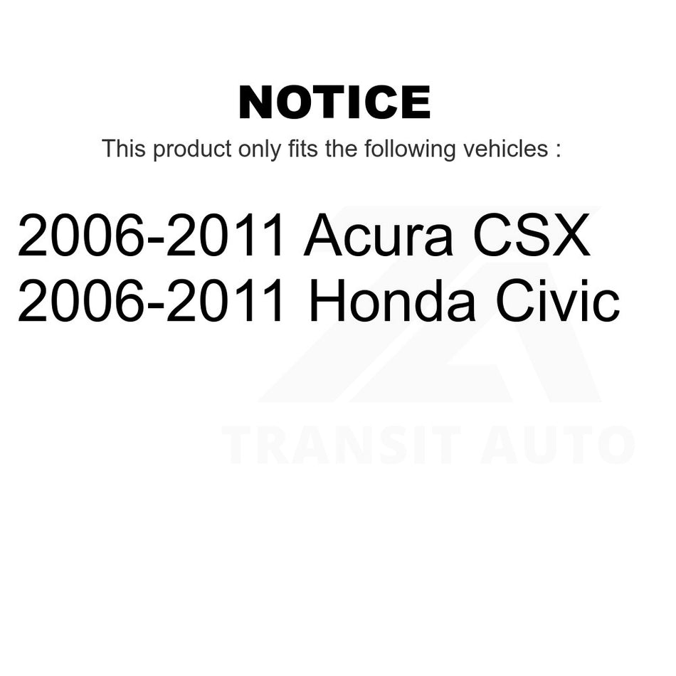 Front Left Outer Steering Tie Rod End 72-ES800240 For 2006-2011 Honda Civic Acura CSX