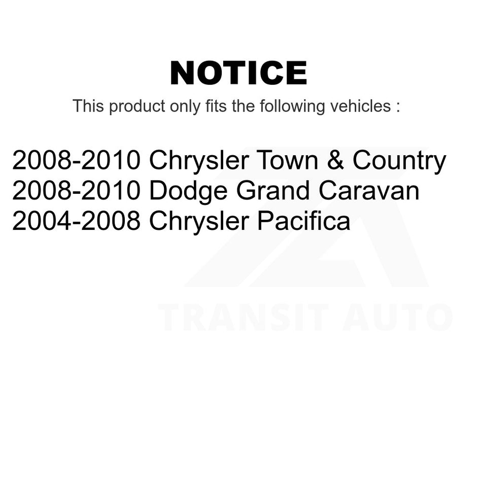 Front Inner Steering Tie Rod End 72-ES80646 For Chrysler Town & Country Dodge Grand Caravan Pacifica