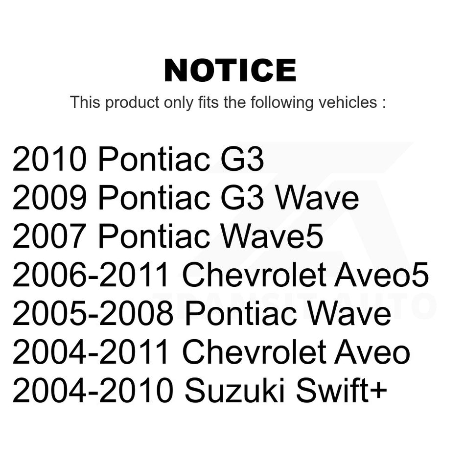 Front Inner Steering Tie Rod End 72-EV800577 For Chevrolet Aveo Aveo5 Pontiac G3 Suzuki Wave Wave5 Swift+