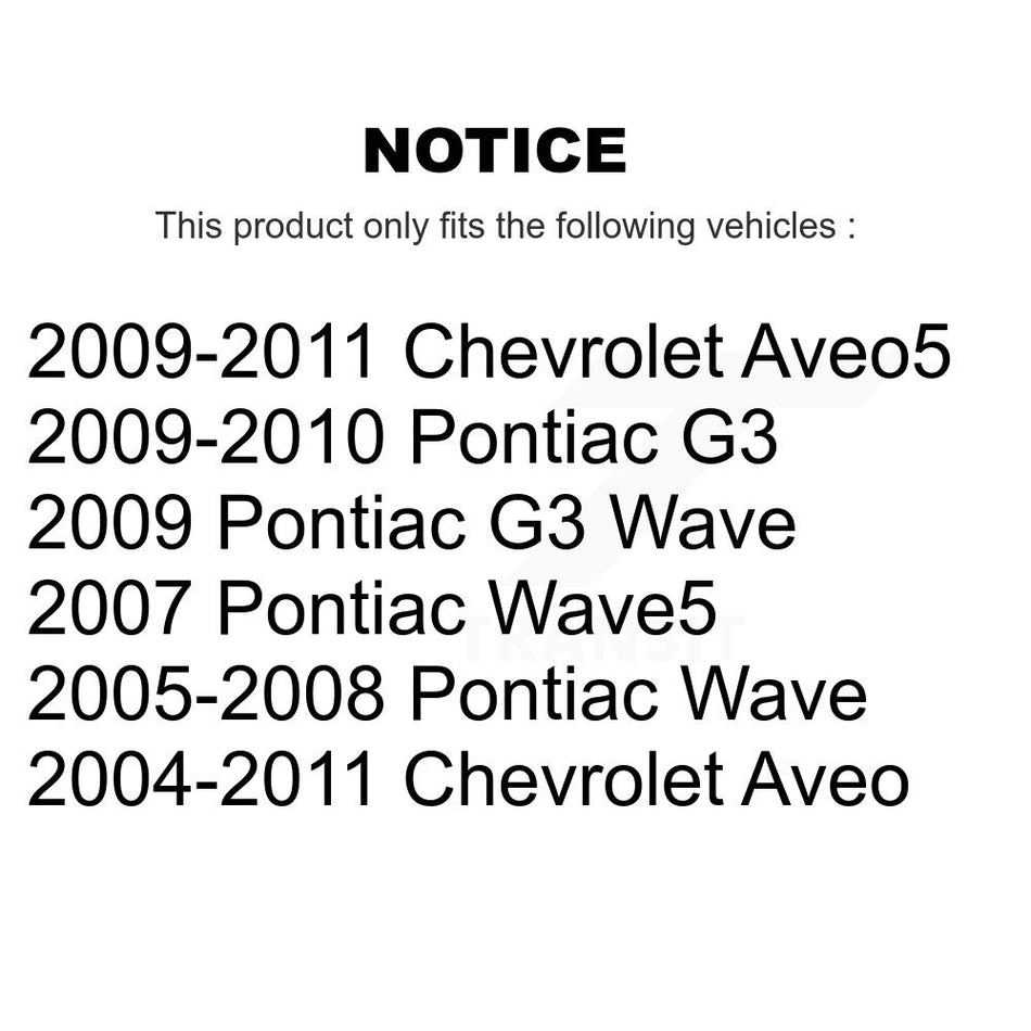 Front Lower Rearward Suspension Control Arm Bushing 72-K200854 For Chevrolet Aveo Pontiac Wave Aveo5