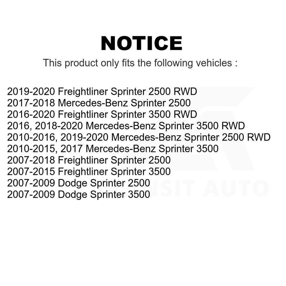 Front Lower Suspension Ball Joint 72-K500113 For Sprinter 2500 Mercedes-Benz 3500 Freightliner Dodge