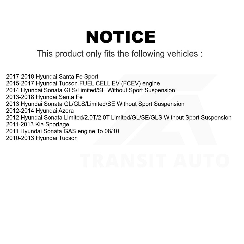 Front Lower Suspension Ball Joint 72-K500239 For Hyundai Sonata Tucson Santa Fe Sport Kia Sportage Azera