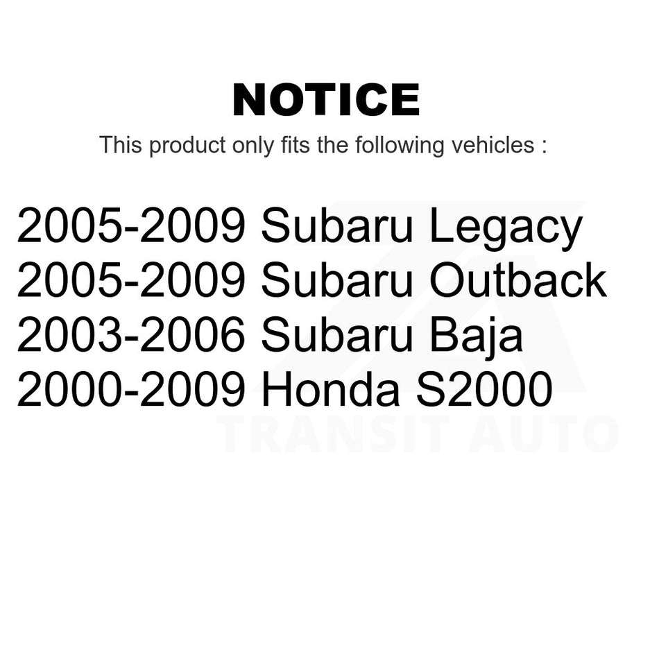 Rear Suspension Stabilizer Bar Link Kit 72-K750023 For Subaru Outback Legacy Honda S2000 Baja