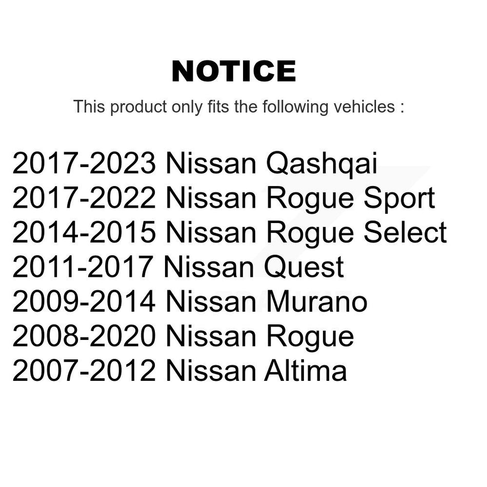 Front Left Suspension Stabilizer Bar Link Kit 72-K750095 For Nissan Rogue Sport Qashqai Altima Quest