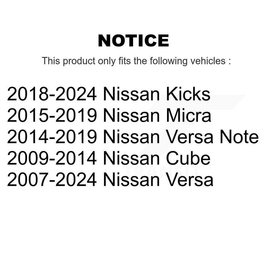 Front Suspension Stabilizer Bar Link Kit 72-K750098 For Nissan Kicks Versa Micra Note Cube