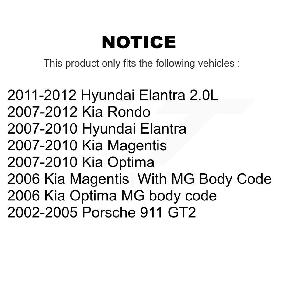 Suspension Stabilizer Bar Link Kit 72-K750102 For Hyundai Elantra Kia Rondo Porsche 911 Optima