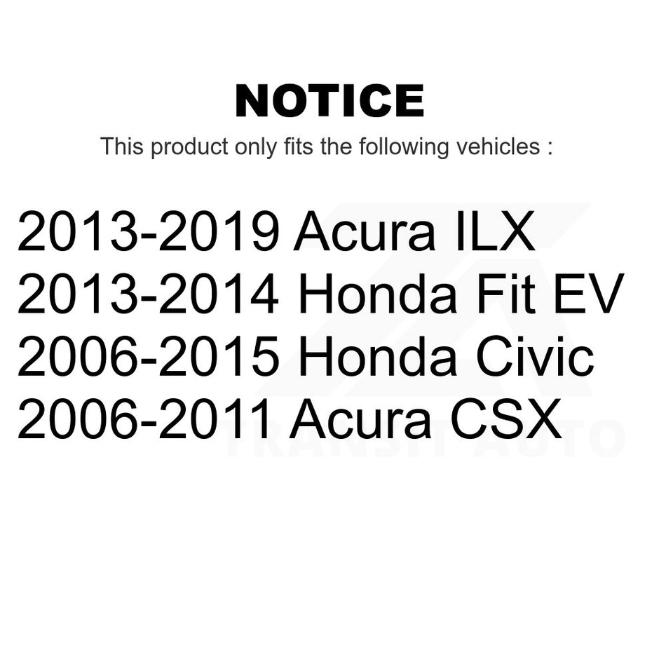 Rear Left Suspension Stabilizer Bar Link Kit 72-K750125 For Honda Civic Acura ILX Fit CSX