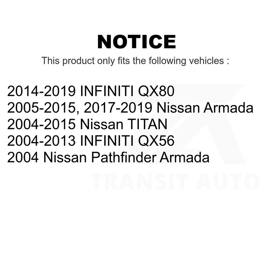 Front Suspension Stabilizer Bar Link Kit 72-K750146 For Nissan Titan Armada INFINITI QX80 QX56 Pathfinder TITAN