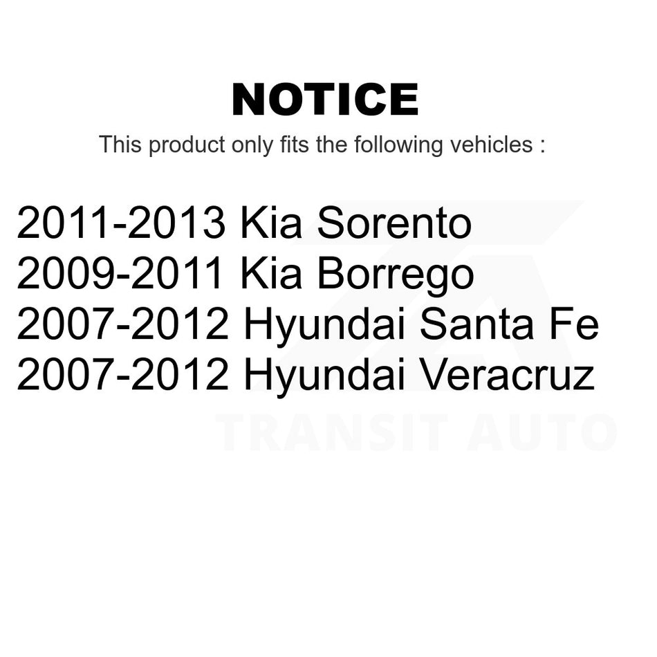 Rear Suspension Stabilizer Bar Link Kit 72-K750279 For Hyundai Santa Fe Kia Sorento Veracruz Borrego