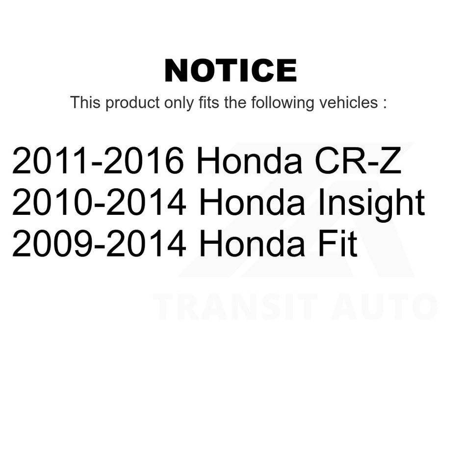 Front Suspension Stabilizer Bar Link Kit 72-K750381 For Honda Fit Insight CR-Z