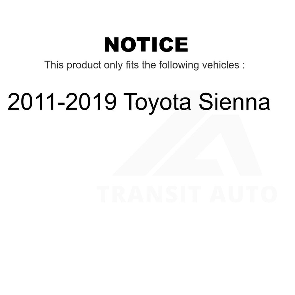 Front Suspension Stabilizer Bar Link Kit 72-K750574 For 2011-2019 Toyota Sienna