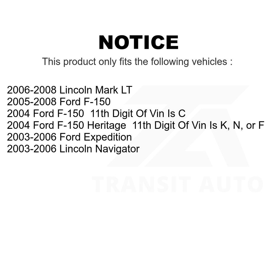 Front Lower Suspension Ball Joint 72-K80149 For Ford F-150 Expedition Lincoln Navigator Heritage Mark LT