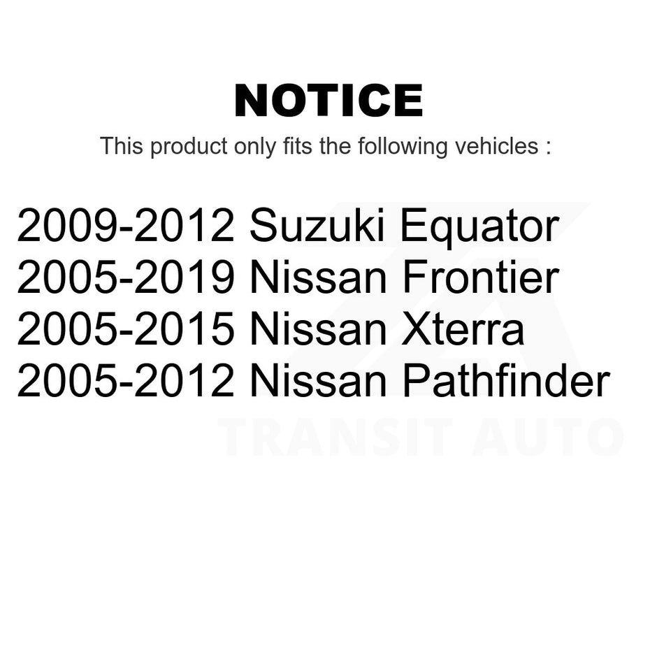 Front Right Suspension Stabilizer Bar Link Kit 72-K80471 For Nissan Frontier Pathfinder Xterra Suzuki Equator