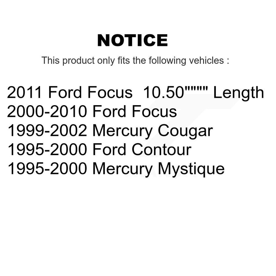 Front Suspension Stabilizer Bar Link Kit 72-K8744 For Ford Focus Mercury Contour Cougar Mystique