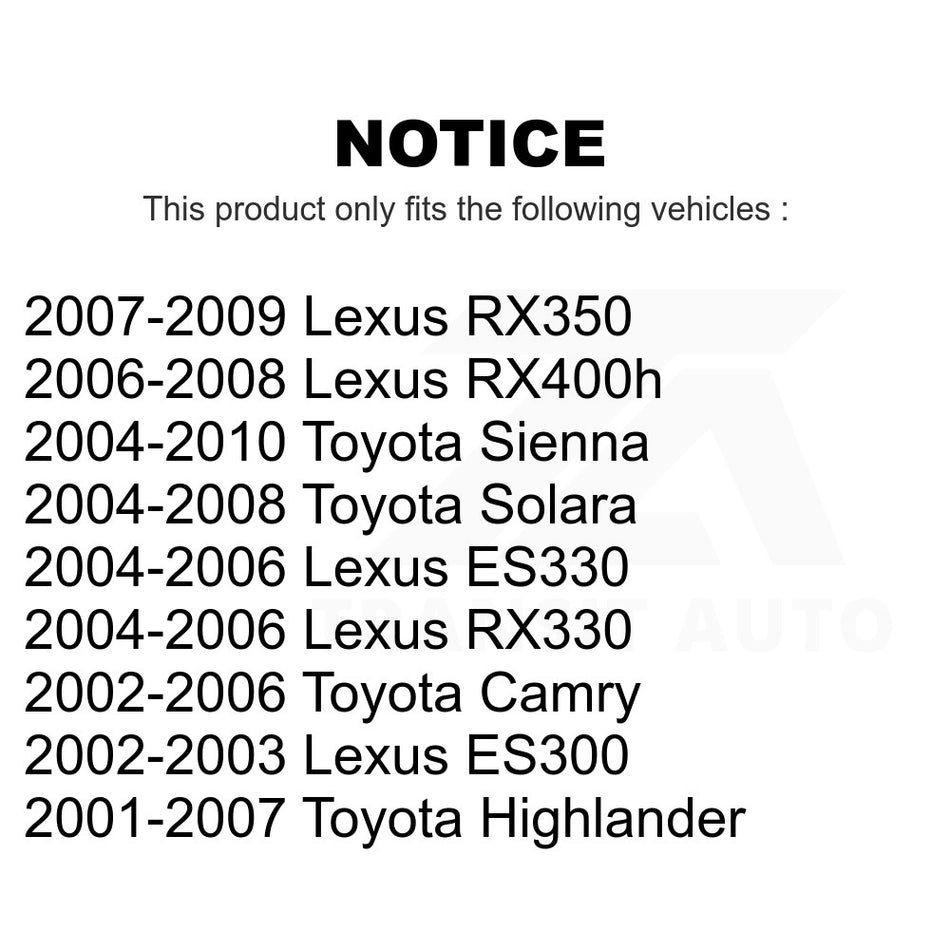 Front Left Lower Suspension Ball Joint 72-K90346 For Toyota Camry Sienna Lexus Highlander RX350 RX330 Solara ES330 ES300 RX400h